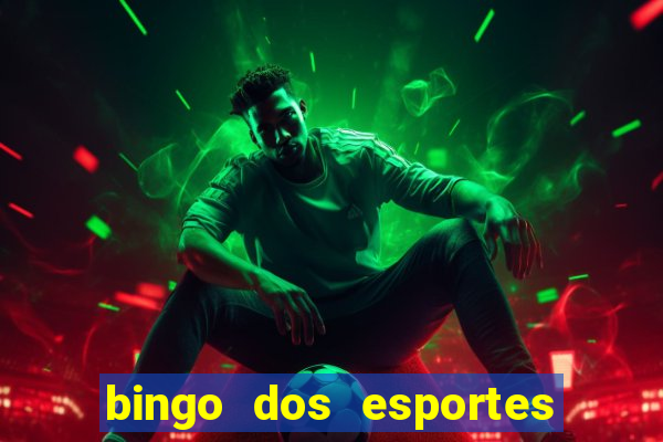 bingo dos esportes para imprimir